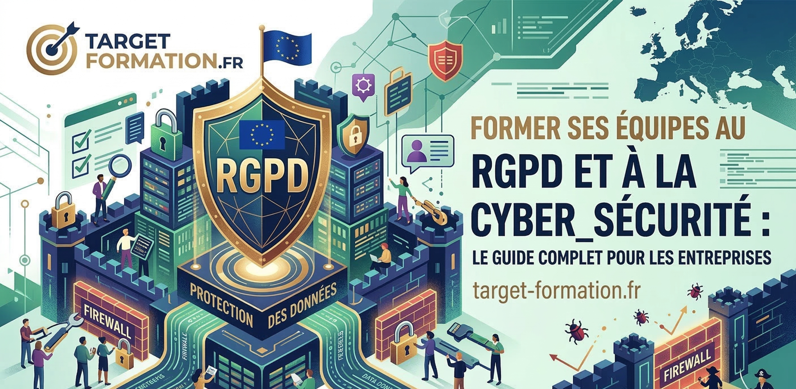 Former ses équipes au RGPD et à la cybersécurité : le guide complet pour les entreprises